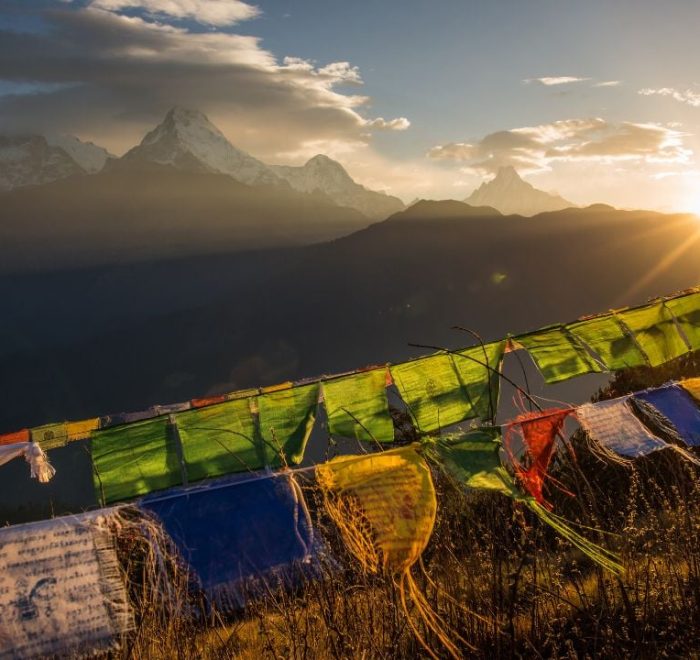 sunrise view from poon hill