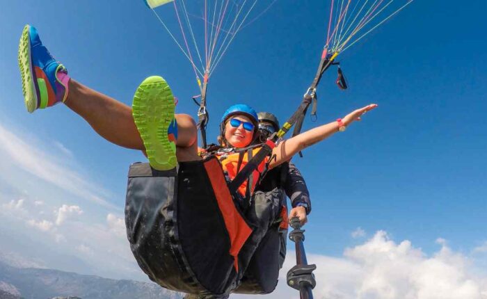 Paragliding in nepal