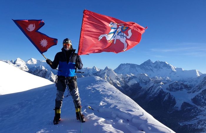 Climbing in nepal