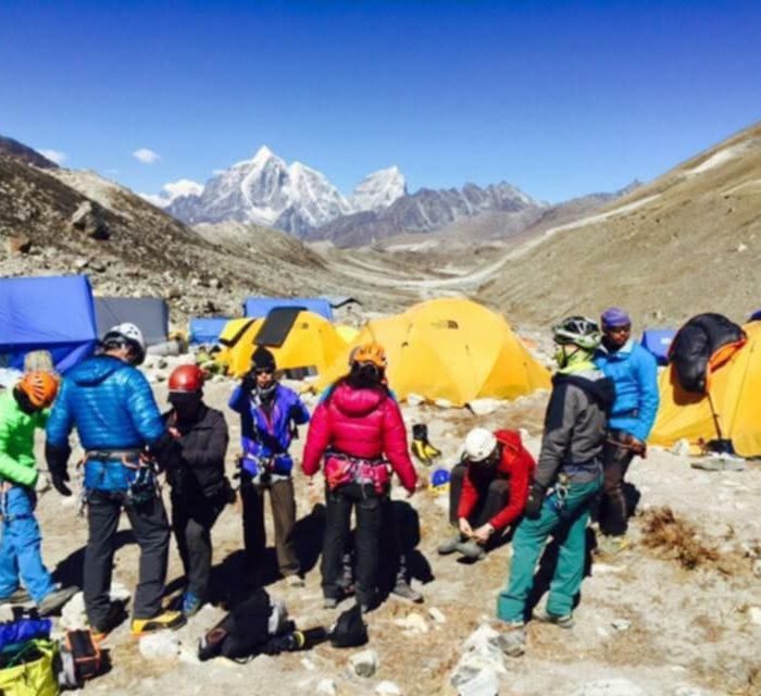 Island peak Base camp