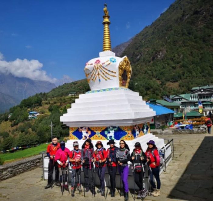 On the way to everest base camp