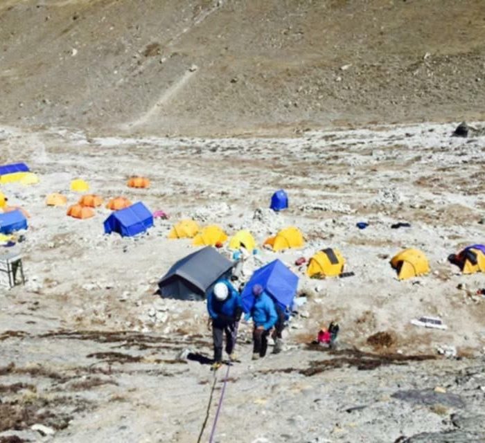 Pre traning before island peal climb