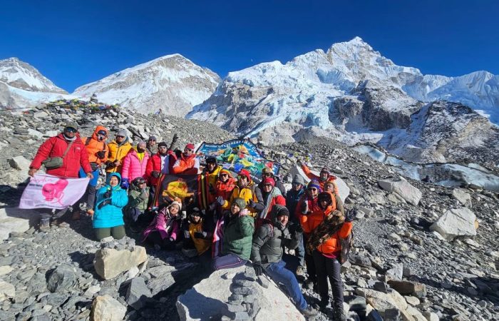Everest base camp trek in Nepal