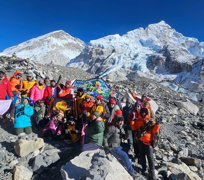 Everest base camp trek in Nepal